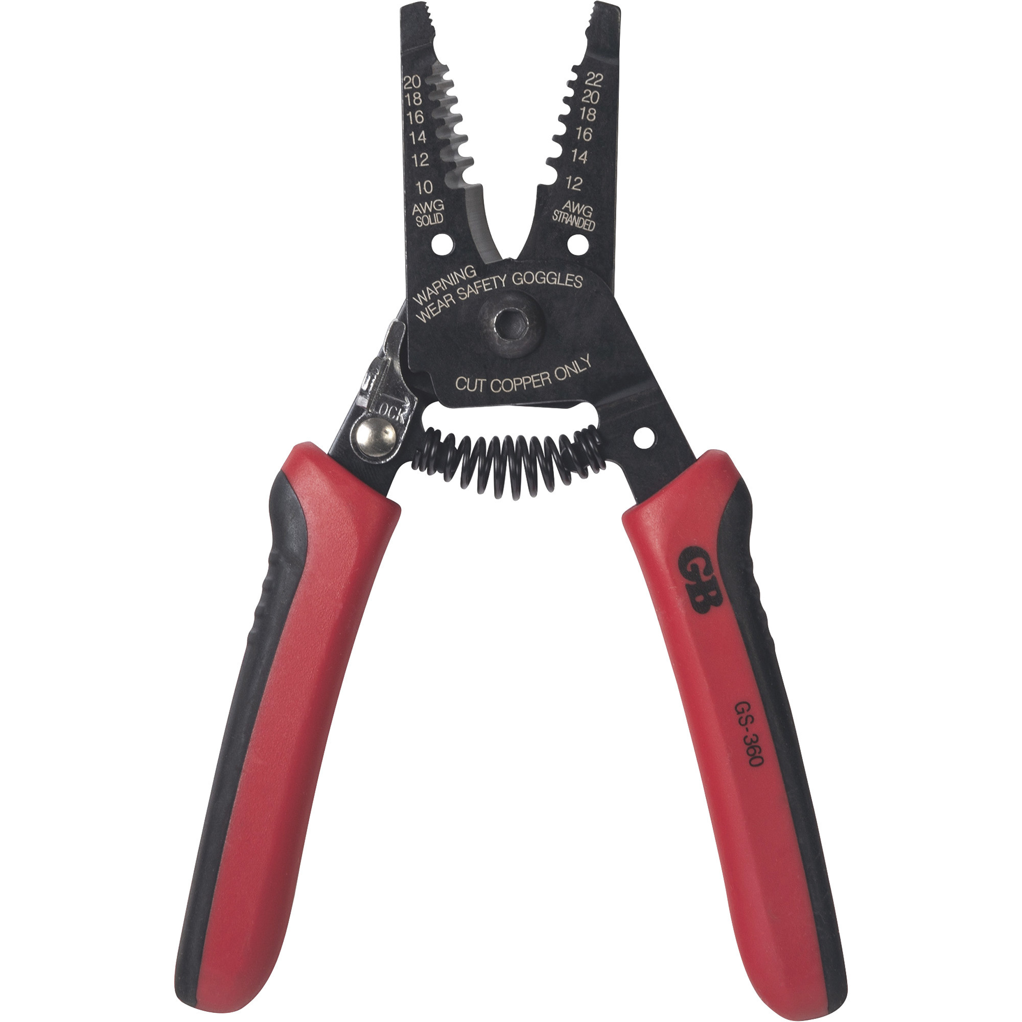 Gardner Bender Wire Stripper with Lock, 10–20 AWG, Model# GS-360
